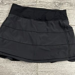 Lululemon black pace rival skirt